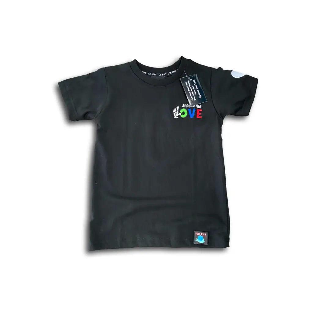 Kids 3M Heart Tee (7 Colors) - Black / (4)