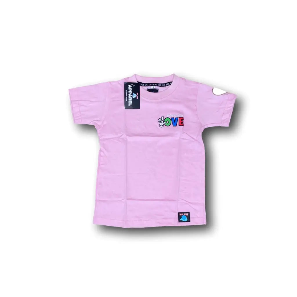 Kids 3M Heart Tee (7 Colors) - Pink / (4)