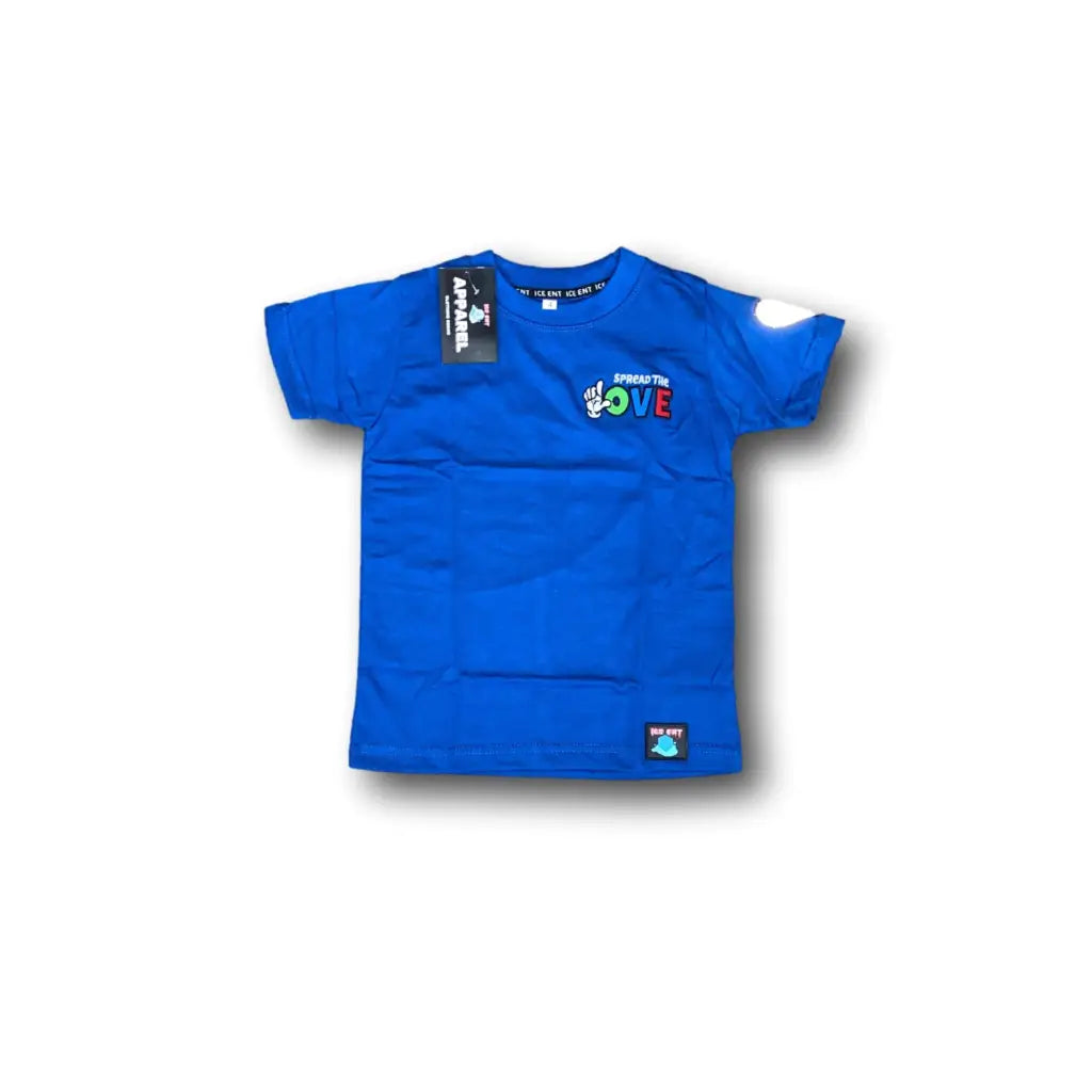 Kids 3M Heart Tee (7 Colors) - Royal / (4)