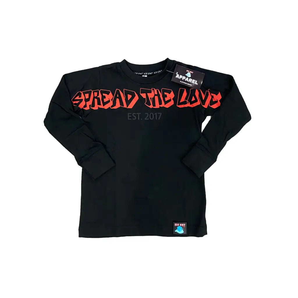 Kids’ Urban Hero Long Sleeve Shirt (2 Colors) - Black/Red /