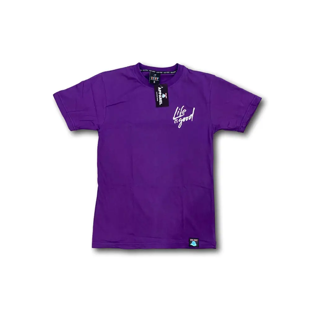Life Is Good Tee - Purple / XSmall