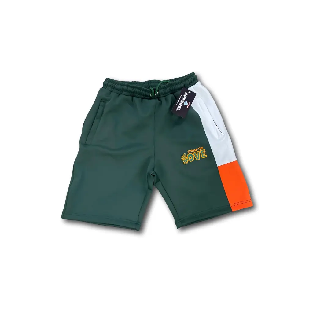 Men’s Color Block Street Logo Shorts (2 Colors)