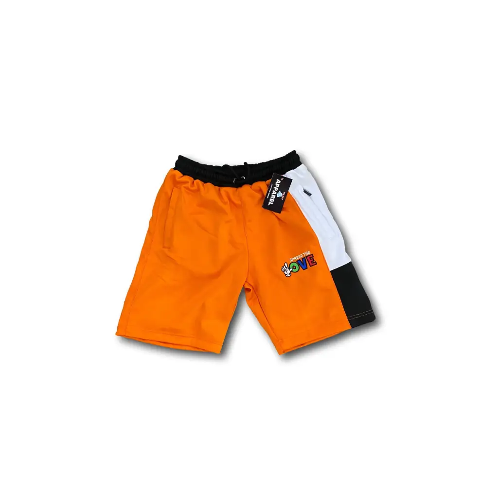 Men’s Color Block Street Logo Shorts (2 Colors) -