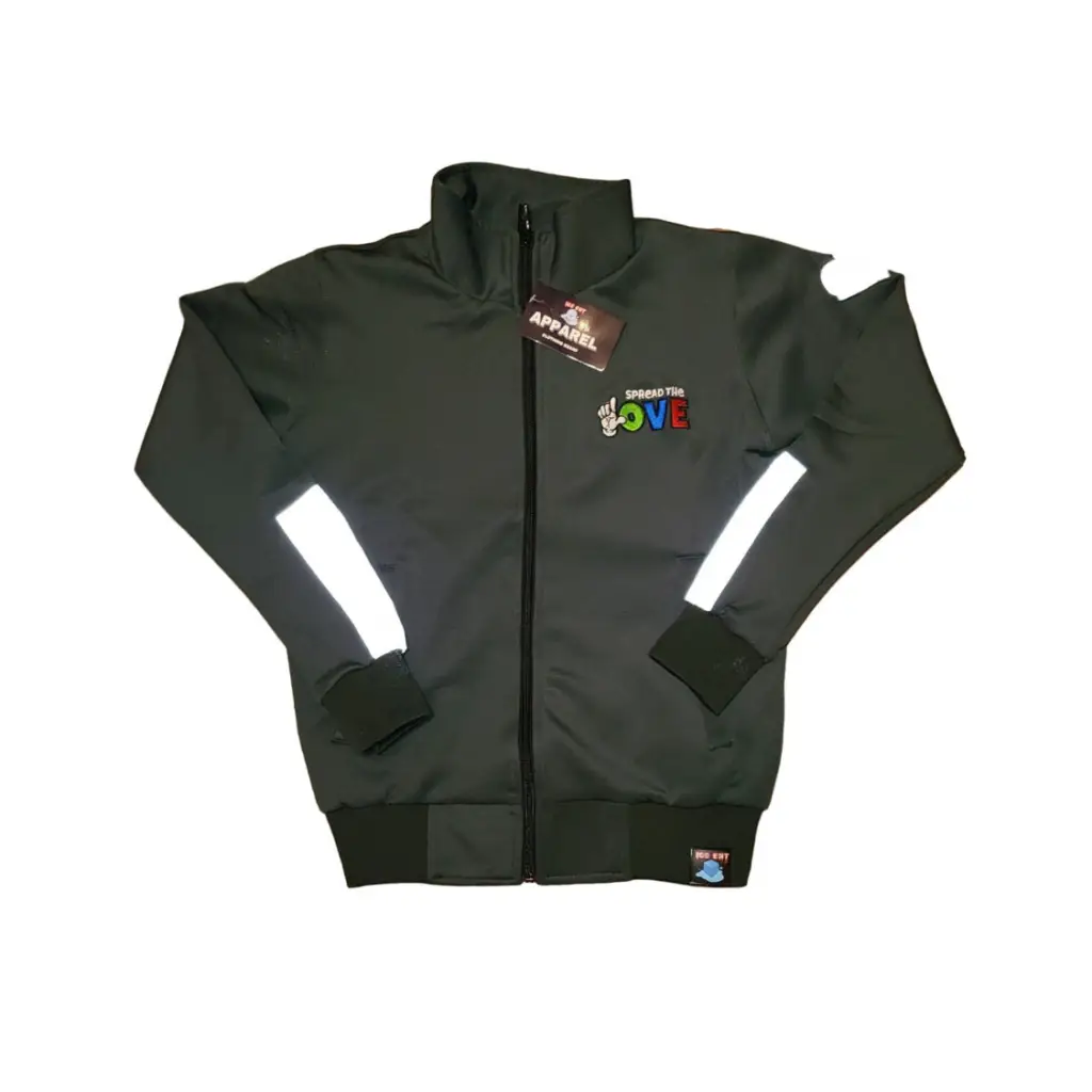 Men’s Street Logo Track Jacket (3 Colors) - Forrest Green /