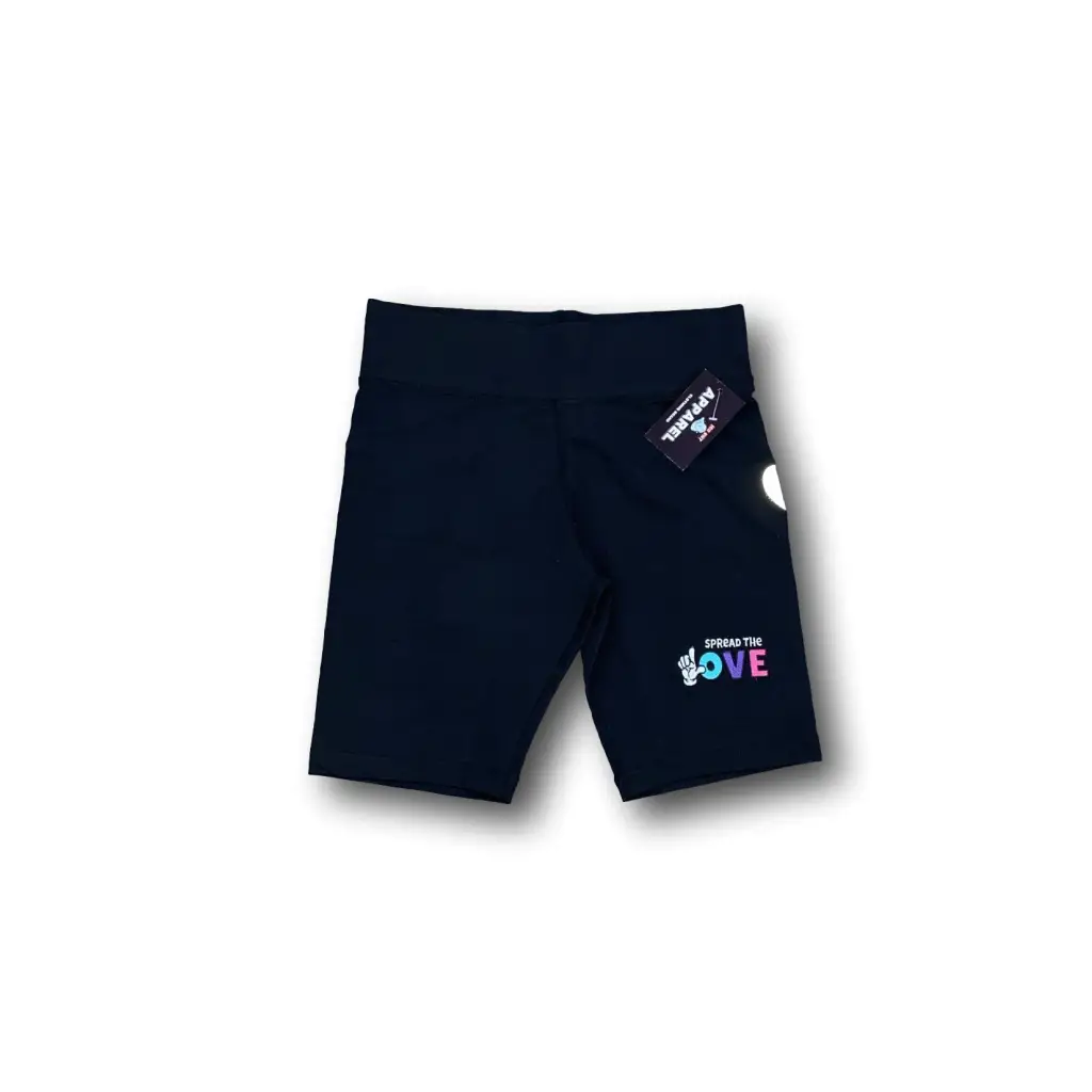 Women’s 3M Heart Biker Short (3 Colors) - Black / Small