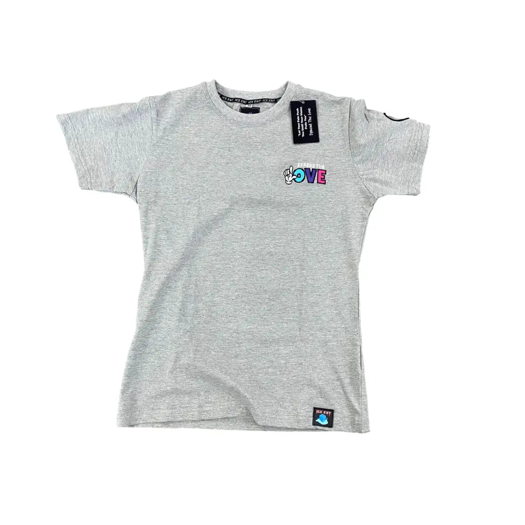Women’s Street Logo 3M Heart Tee (8 Colors) - Grey / Small