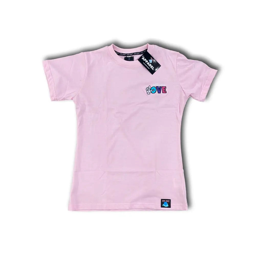 Women’s Street Logo 3M Heart Tee (8 Colors) - Light Pink /