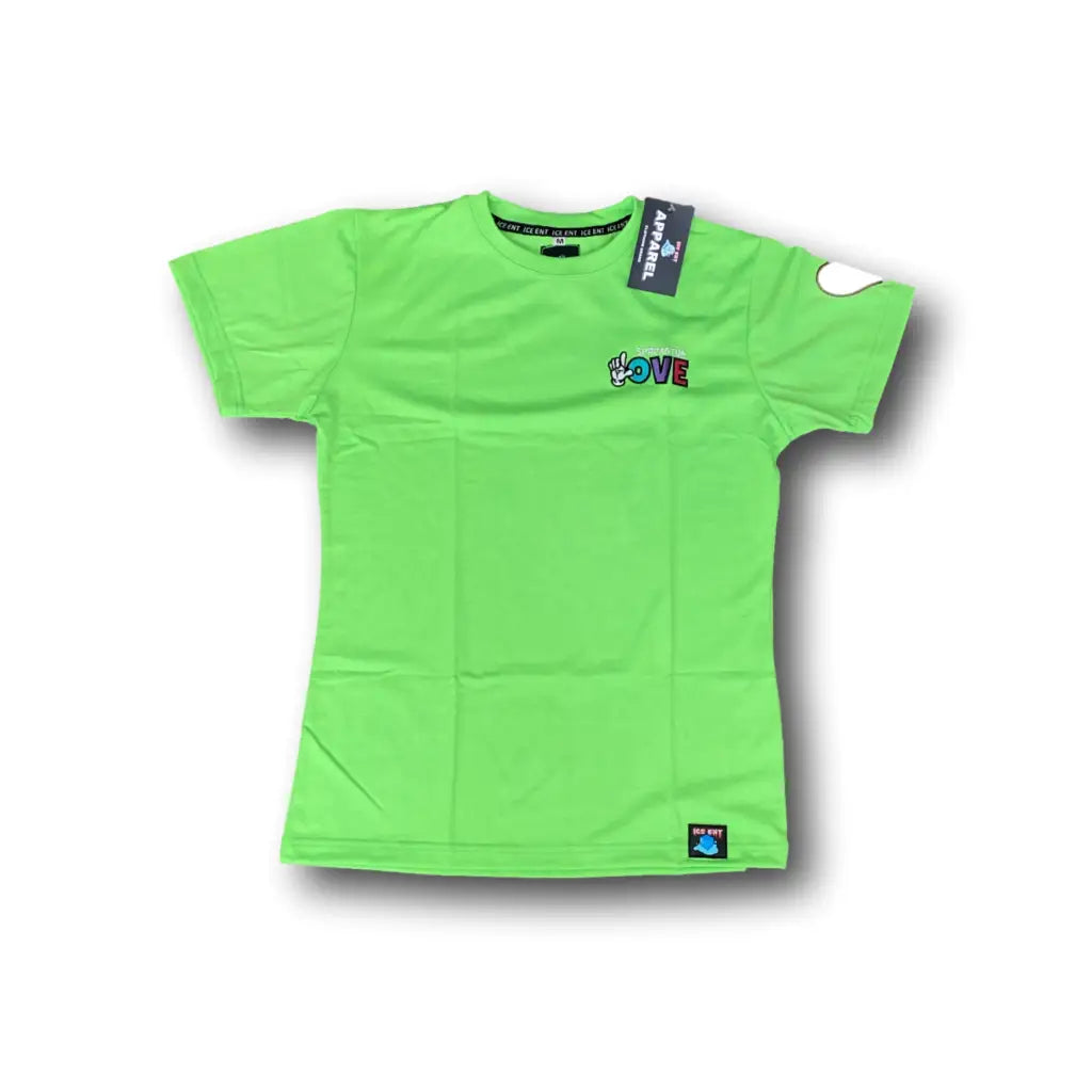 Women’s Street Logo 3M Heart Tee (8 Colors) - Neon Green /