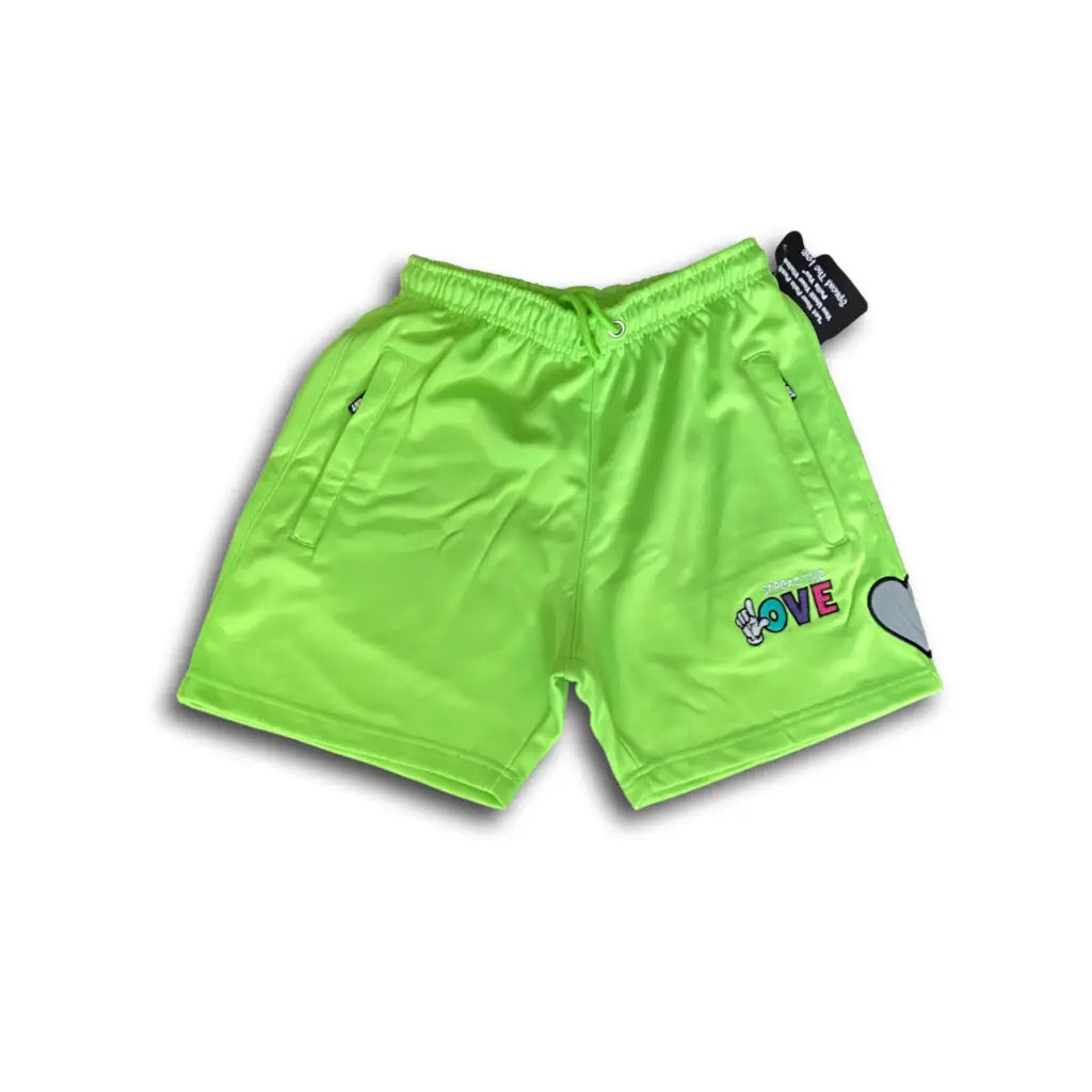 Women’s Street Logo Drawstring Shorts (5 Colors) - Neon
