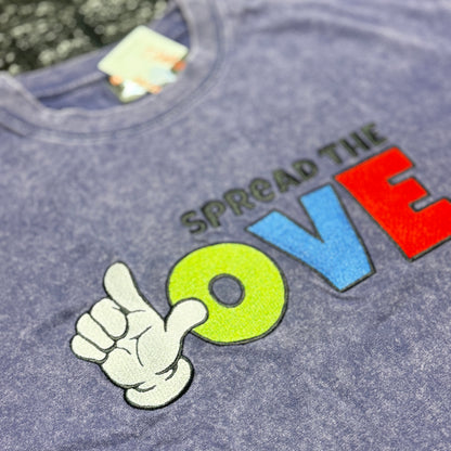 Acid Wash Big Street Logo Tee (2 Colors)