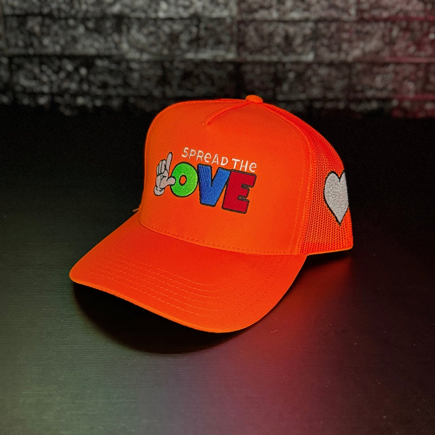 3M (Reflective) Heart Trucker Hat