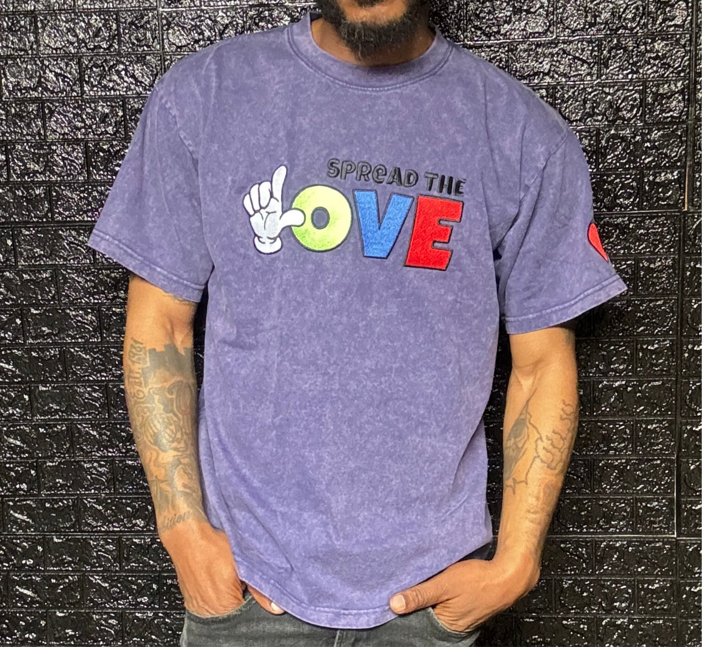 Acid Wash Big Street Logo Tee (2 Colors)
