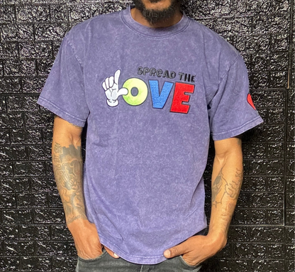 Acid Wash Big Street Logo Tee (2 Colors)