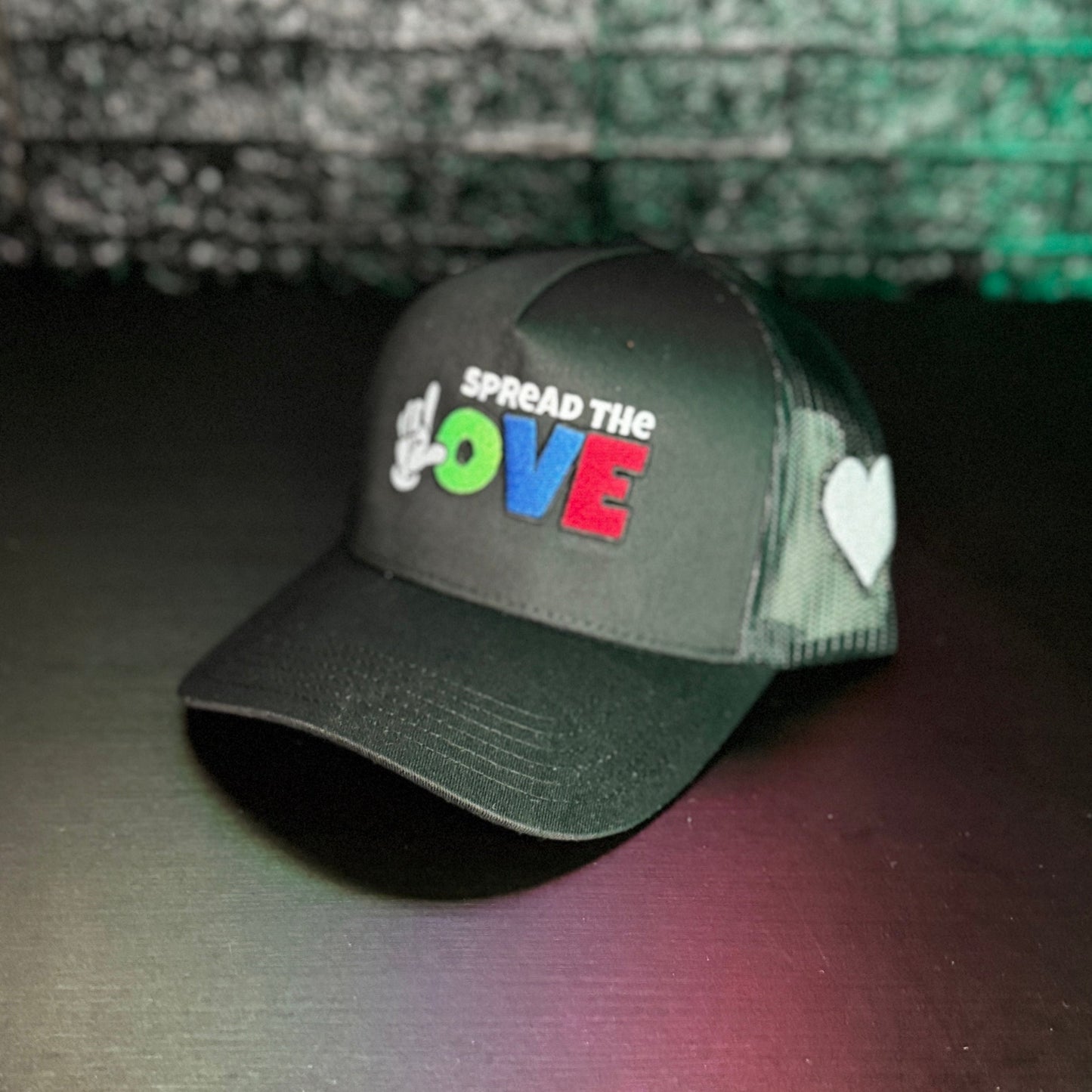 3M (Reflective) Heart Trucker Hat