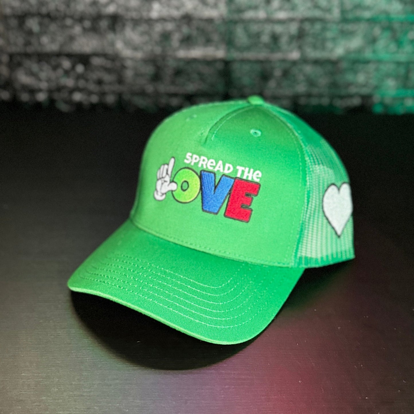 3M (Reflective) Heart Trucker Hat