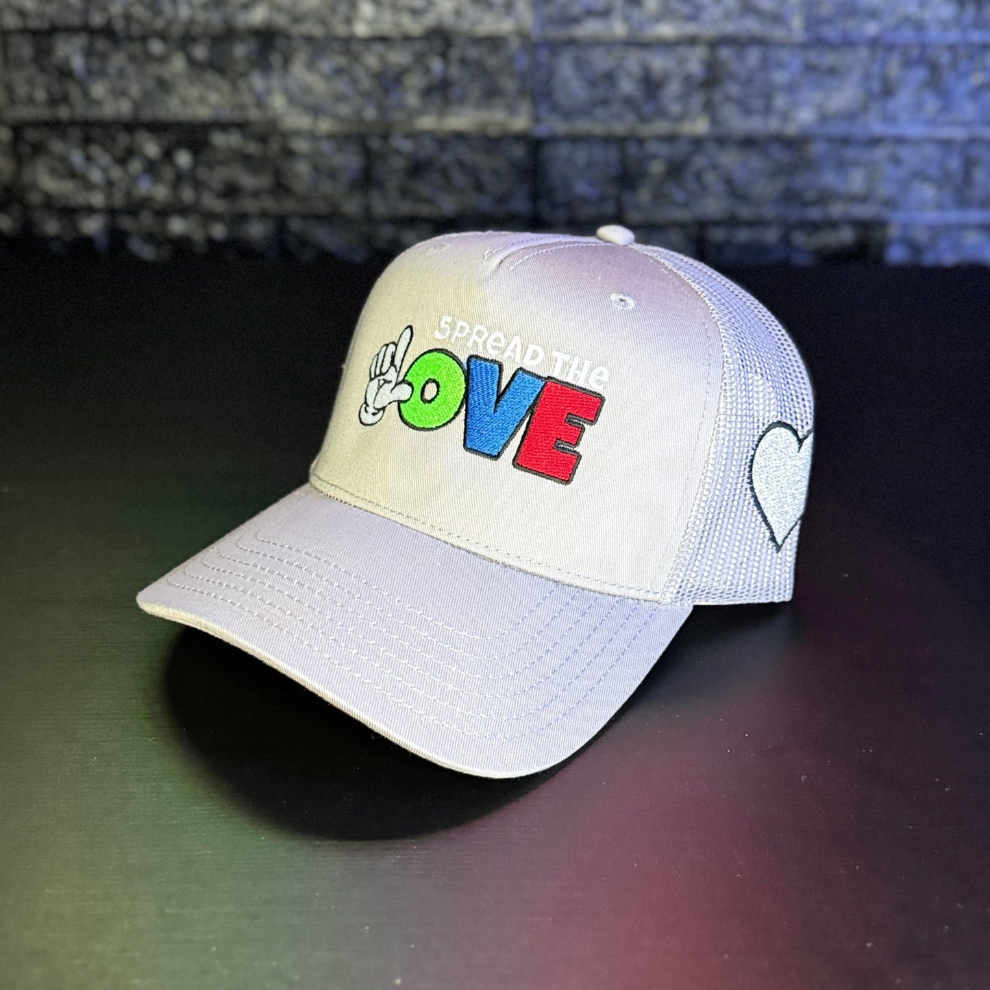 3M (Reflective) Heart Trucker Hat