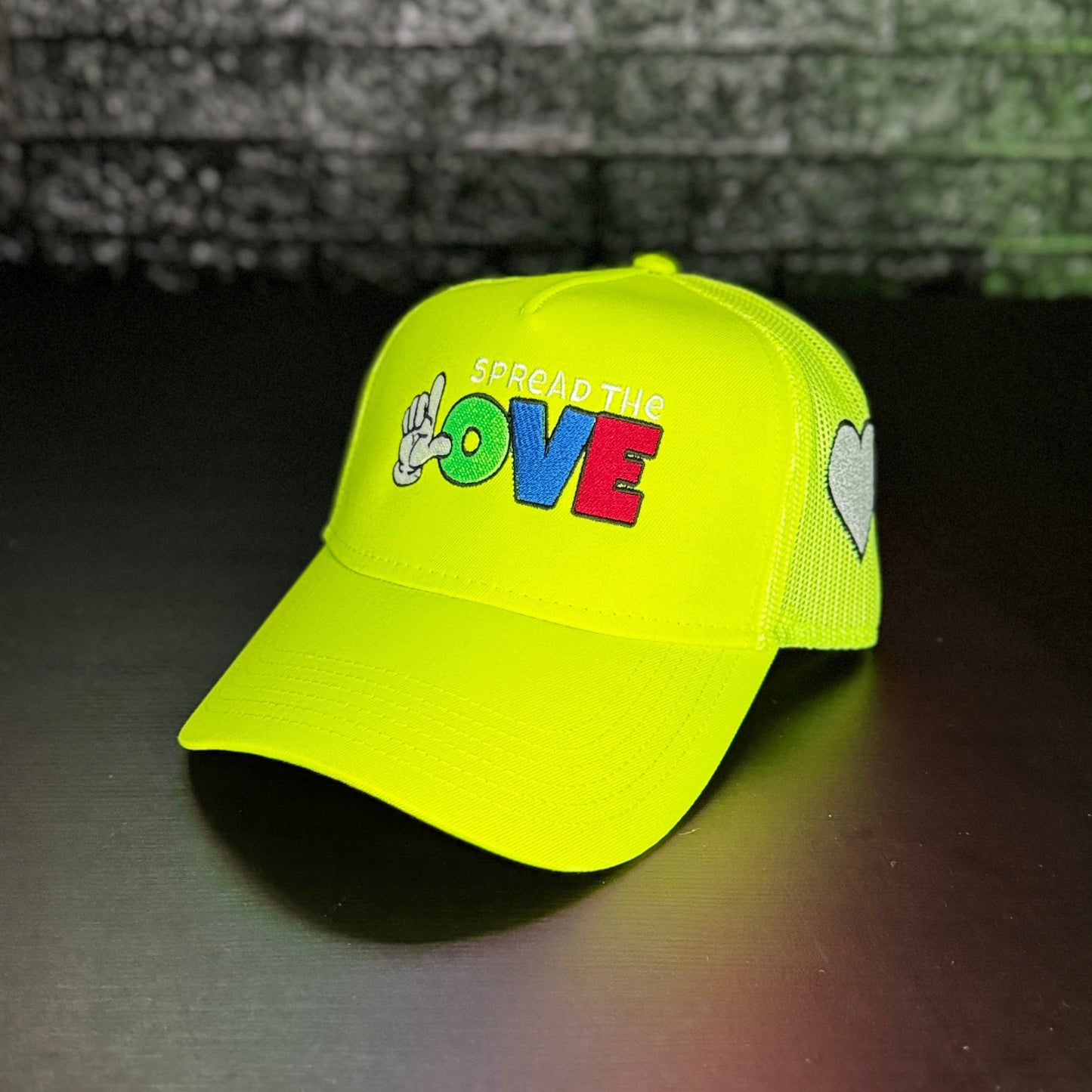 3M (Reflective) Heart Trucker Hat