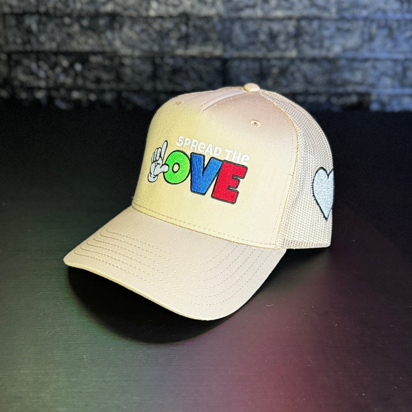 3M (Reflective) Heart Trucker Hat