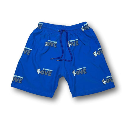 Men's All Over Print Street Logo Shorts