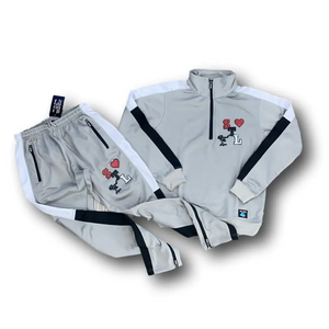 1/4 Zip 3D ColorBlock Sweatshirt