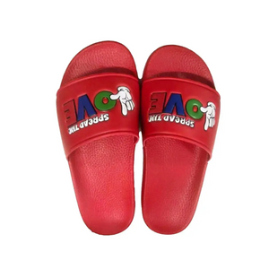 Embossed Street Logo Slides (2 Colors) - Red / 6