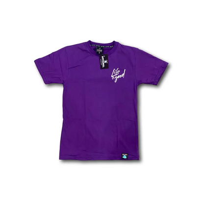 Life Is Good Tee - Purple / XSmall