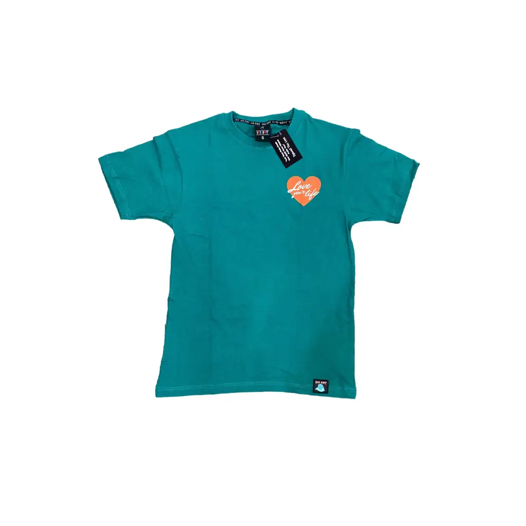 Love Your Life Tee - Teal / XSmall