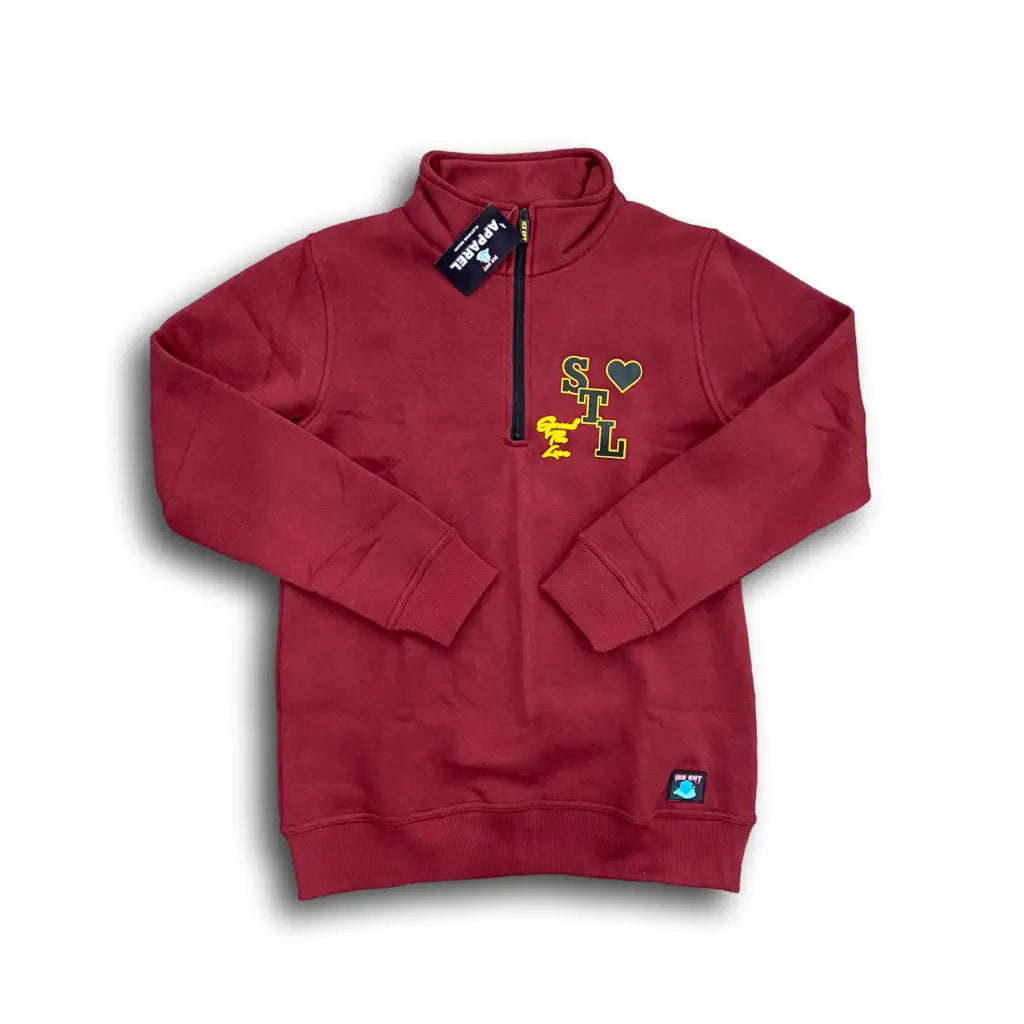 Men’s 3D Varsity Logo 1/4 Zip Sweatshirt (2 Colors) -