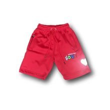 Load image into Gallery viewer, Men’s Street Logo 3M Heart Shorts (6 colors) - Red / Small