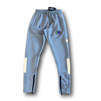 Men’s Street Logo Track Pants (4 Colors) - Grey / Medium