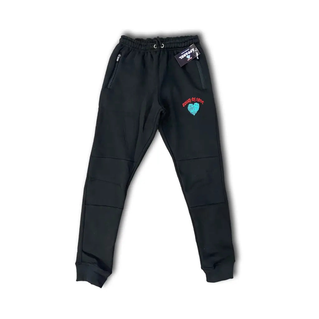 Men’s Touch Of Love Sweatpants - Black / 4XLarge