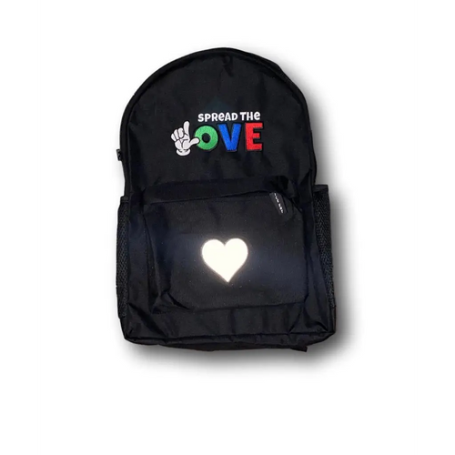 Spread The Love Bookbag - Black