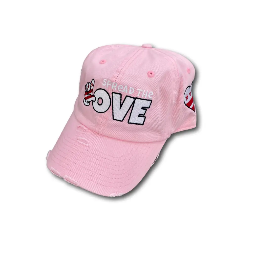 Spread The Love DC Caps (3 colors) - Light Pink