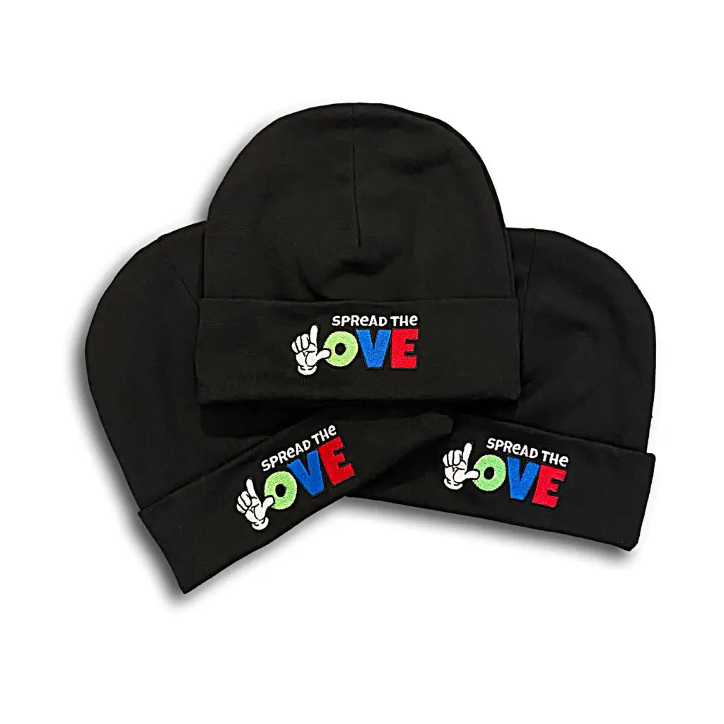 Street Logo 3M heart Beanie (2 Colors) - Black