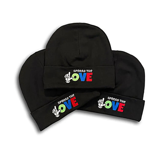 Street Logo 3M heart Beanie (2 Colors) - Black