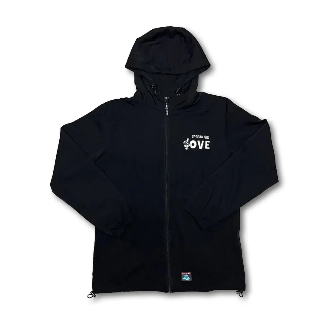 Street Logo 3M Running Jacket - Black / Small