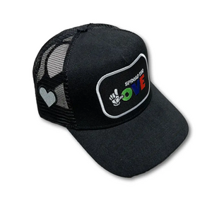 Street Logo Trucker Hat - Black