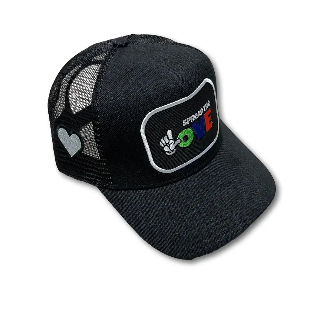 Street Logo Trucker Hat - Black