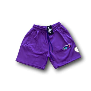 Women’s Street Logo Drawstring Shorts (5 Colors) - Purple /